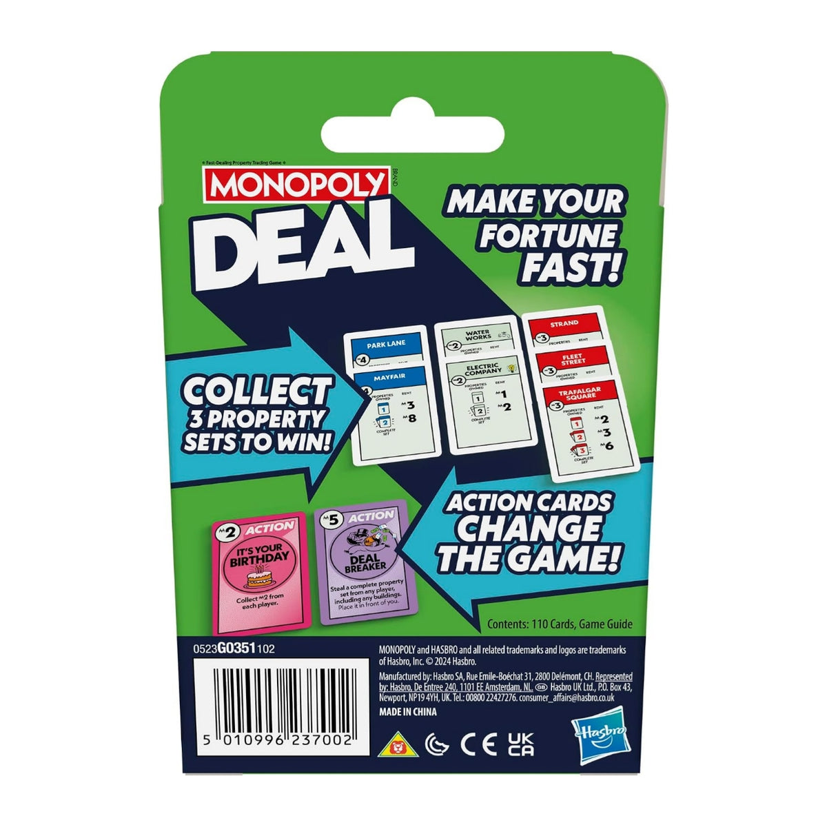 Hasbro Gaming Monopoly Deal Card Game