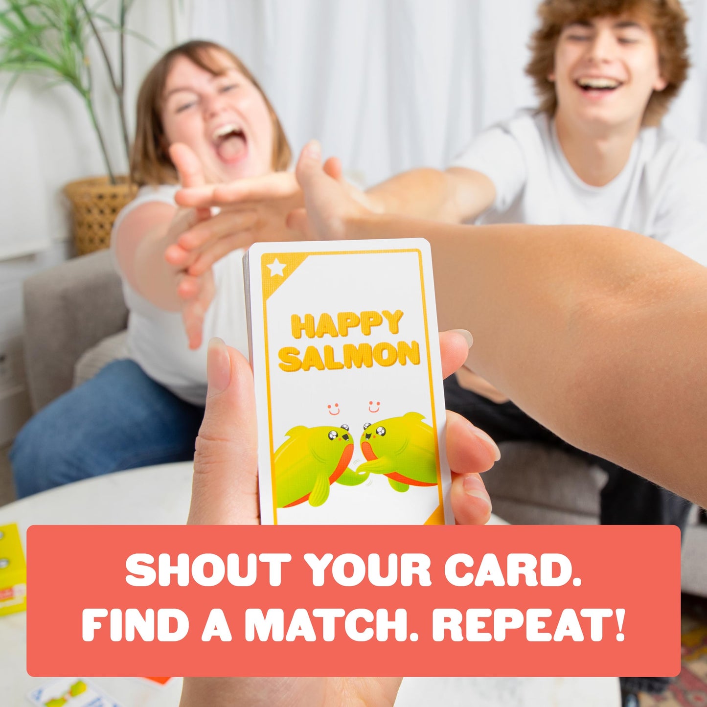 Exploding Kittens Happy Salmon Card Game