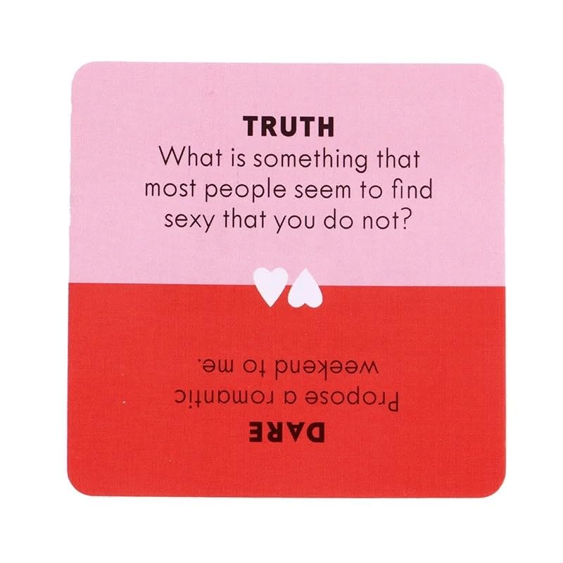 Truth Or Dares for Couples Card Game
