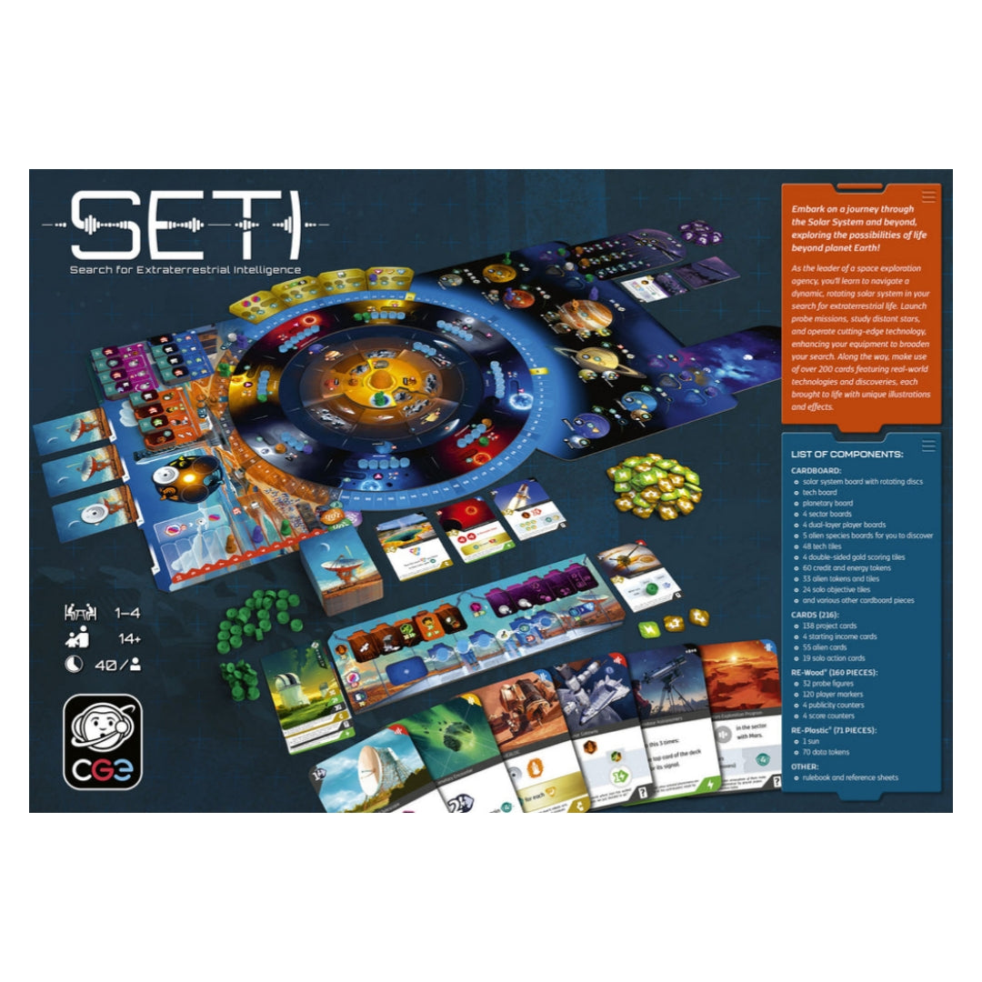 SETI Search for Extraterrestrial Intelligence Board Game