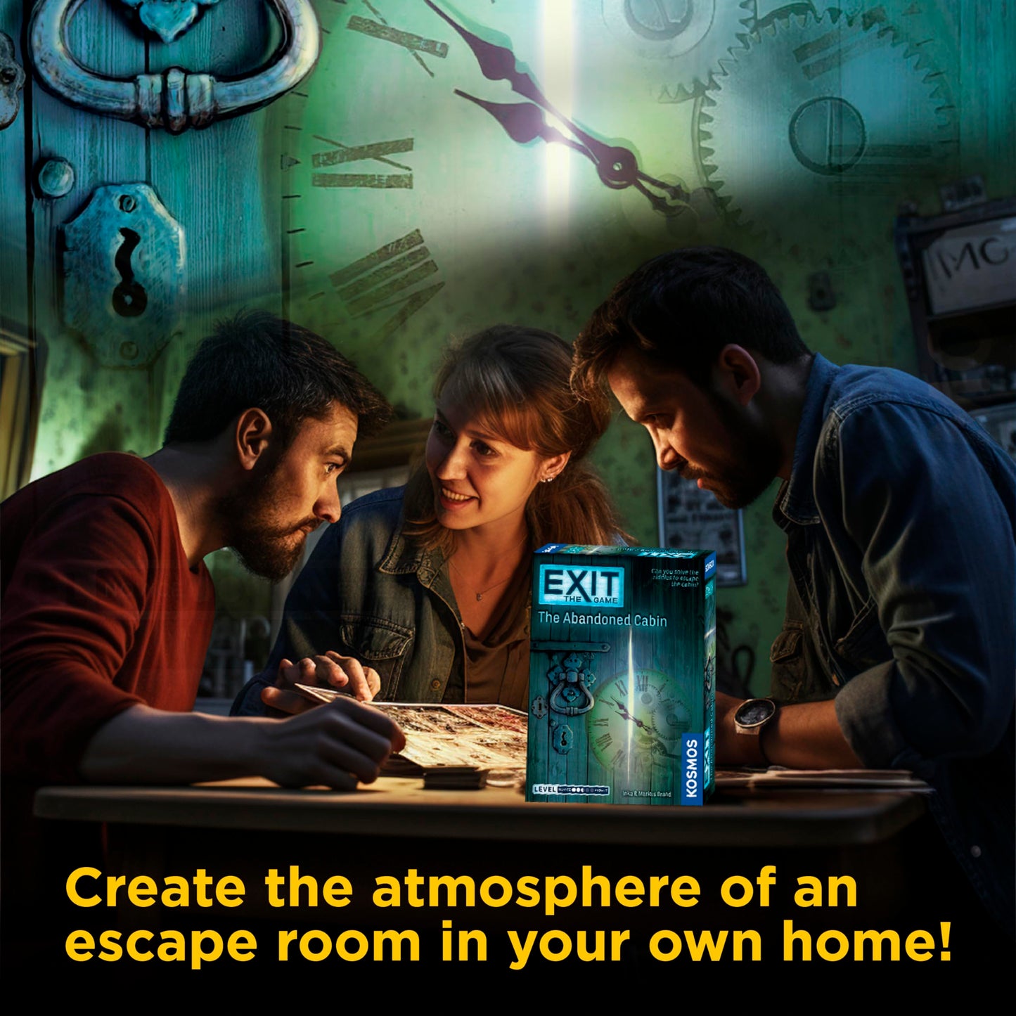 Thames & Kosmos Exit The Abandoned Cabin Card Based Family Escape Room Game
