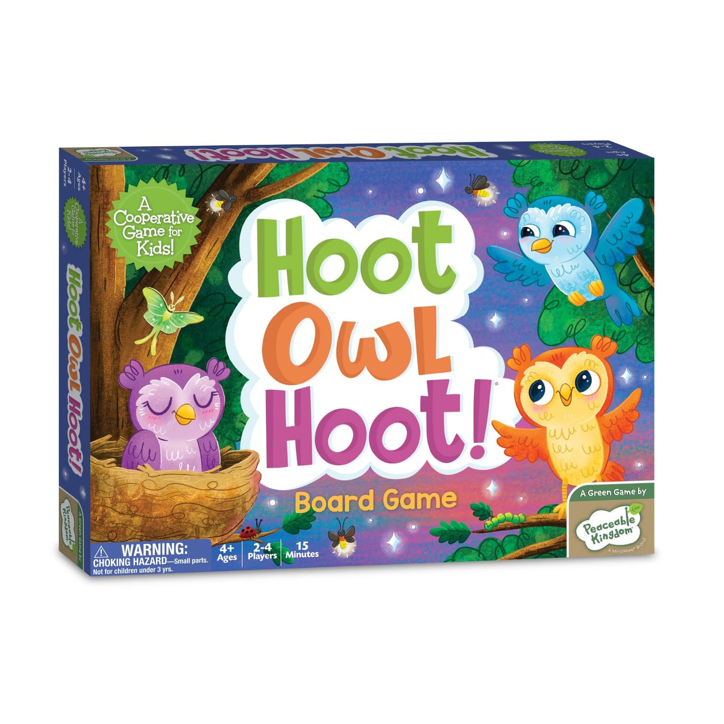 Peaceable Kingdom Hoot Owl Hoot - Cooperative Matching Game