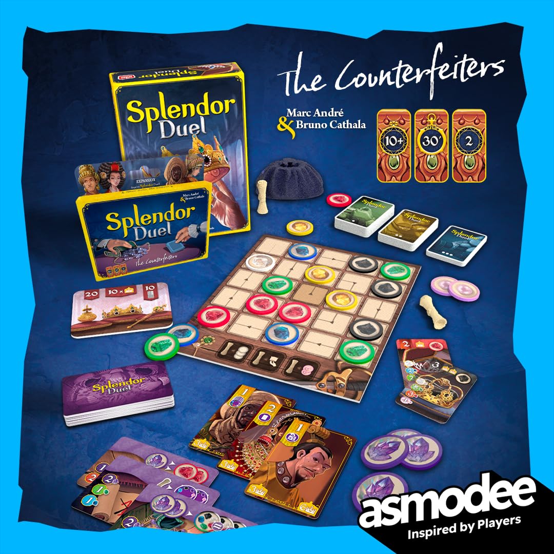 Splendor Duel The Counterfeiters Board Game Expansion