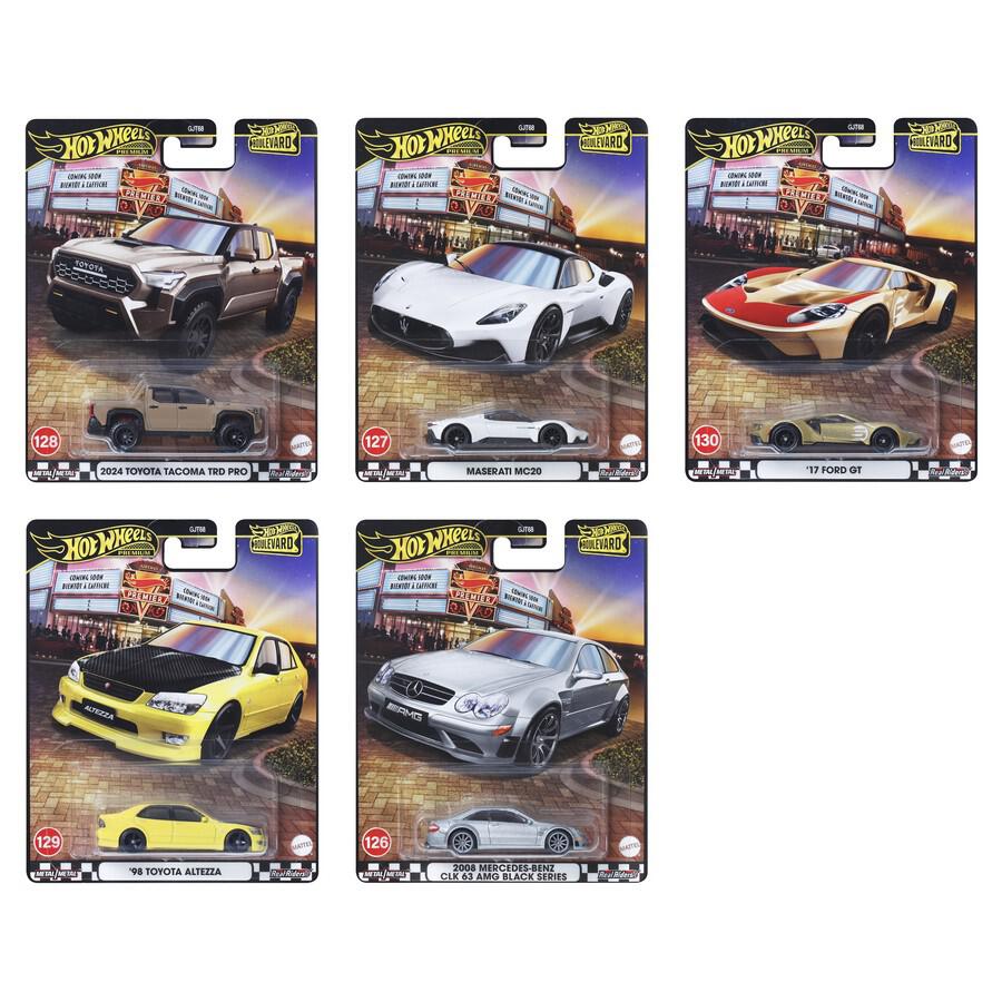 Hot Wheels Premium Boulevard Set (Series 126–130) Real Riders