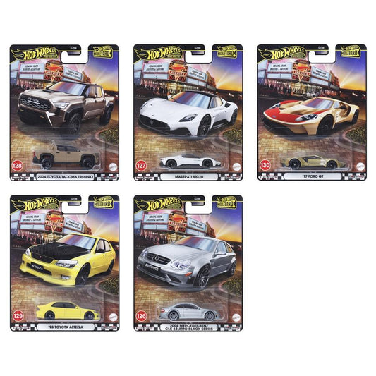 Hot Wheels Premium Boulevard Set (Series 126–130) Real Riders