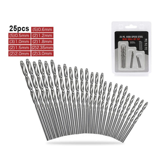 High-Speed Steel Mini Drill Bit Set