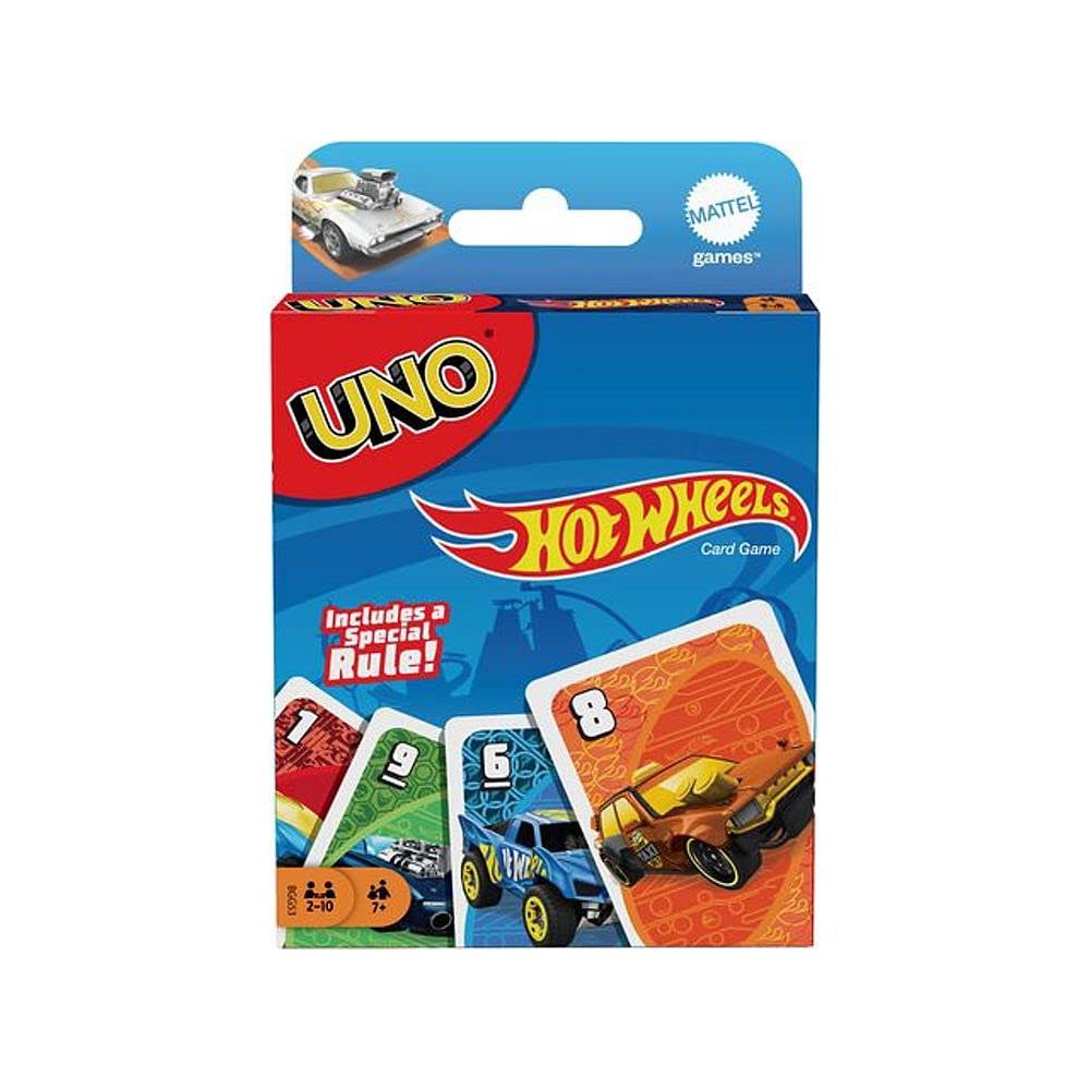 Uno Hot Wheels Theme Card Game