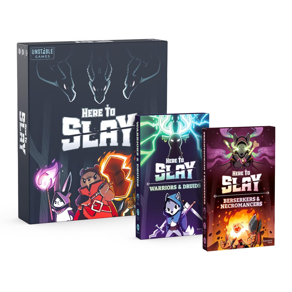 Here to Slay Card Game Fantasy Adventure Strategy Game