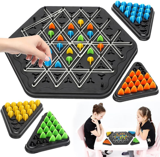 Chain Triangle Chess Game Board Triggle Elastic Rubber Band