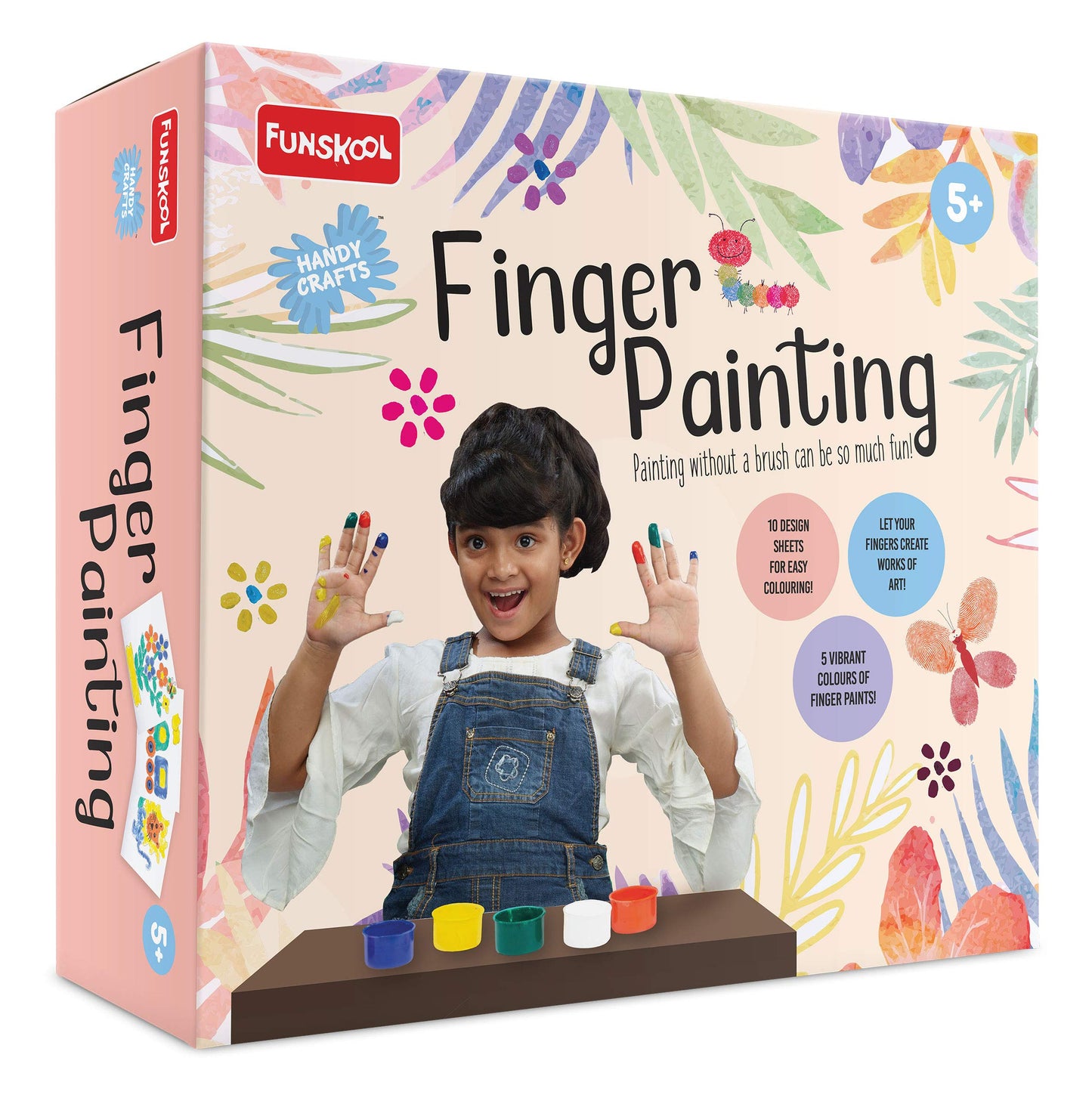 Handycrafts Funskool Finger Painting DIY Kit