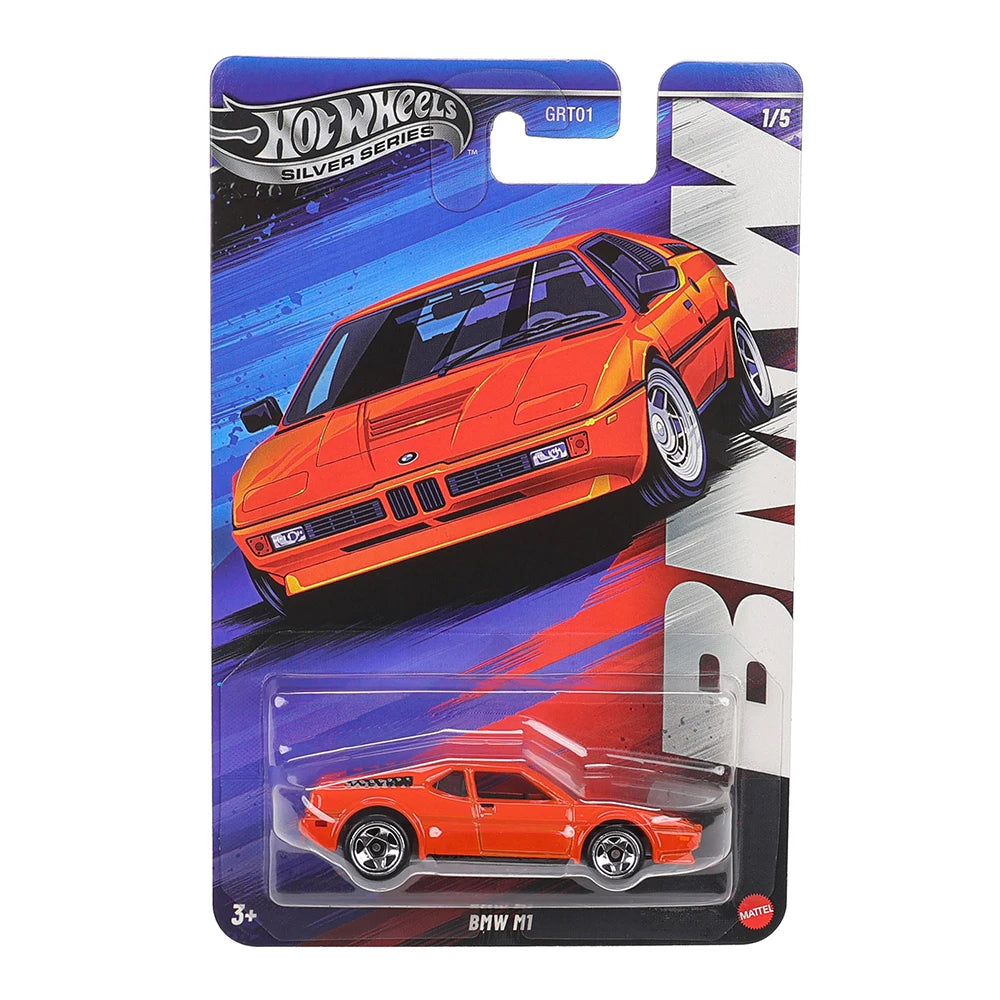 Hot Wheels 2025 BMW Silver Celebration Series 1:64 Scale - Set Of 5 Cars