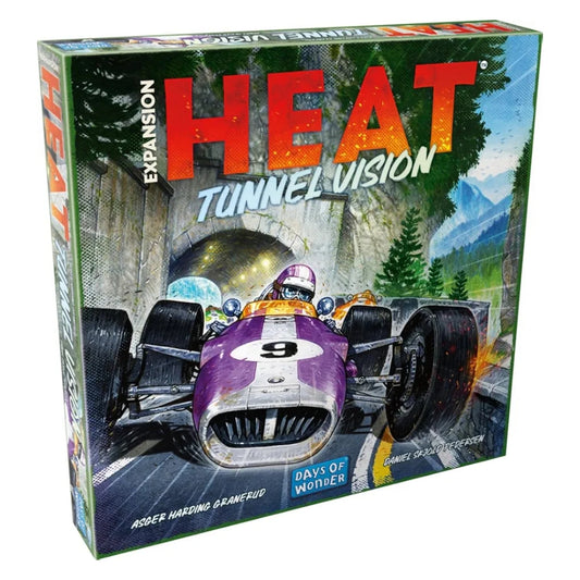 Asmodee Heat Tunnel Vision Board Game Expansion New Tracks Championship Season & Front Wing Module Racing Strategy Game