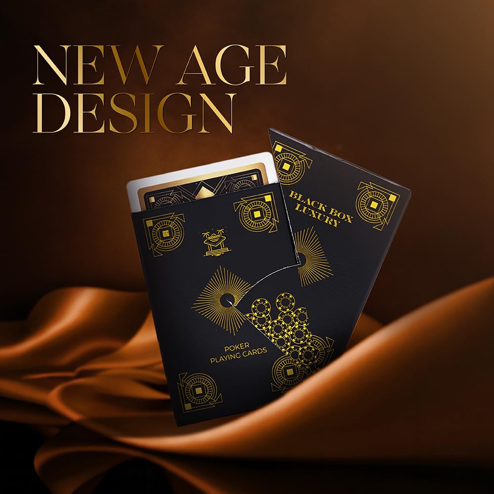 Black Box Luxury Poker Playing Cards