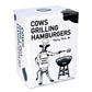 Cows Grilling Hamburgers Adult Party Card Game