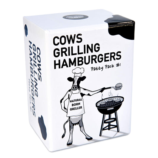 Cows Grilling Hamburgers Adult Party Card Game