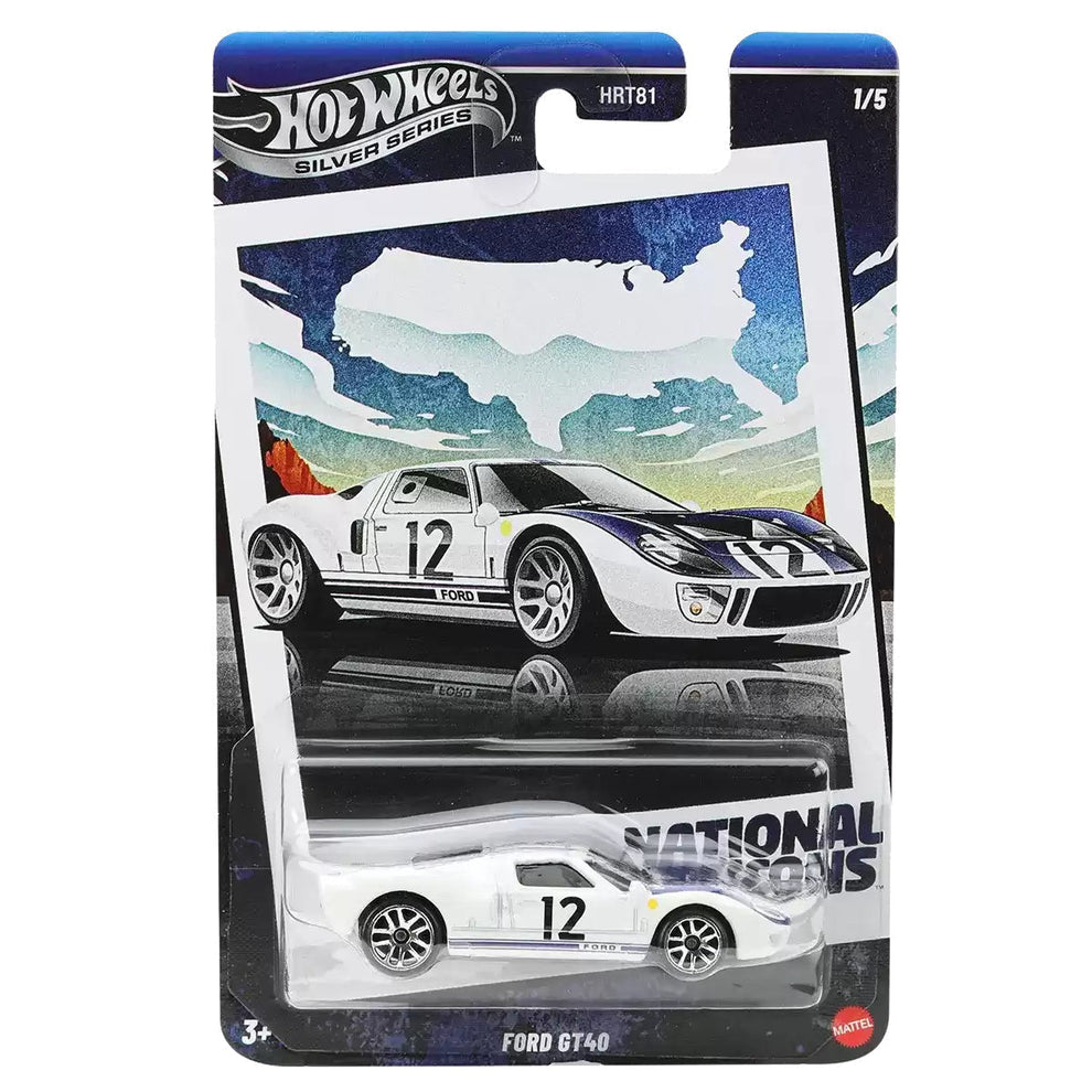 Hot Wheels Set 5 Models Silver Series National Icons Scale 1/64 HRT81 - 979G