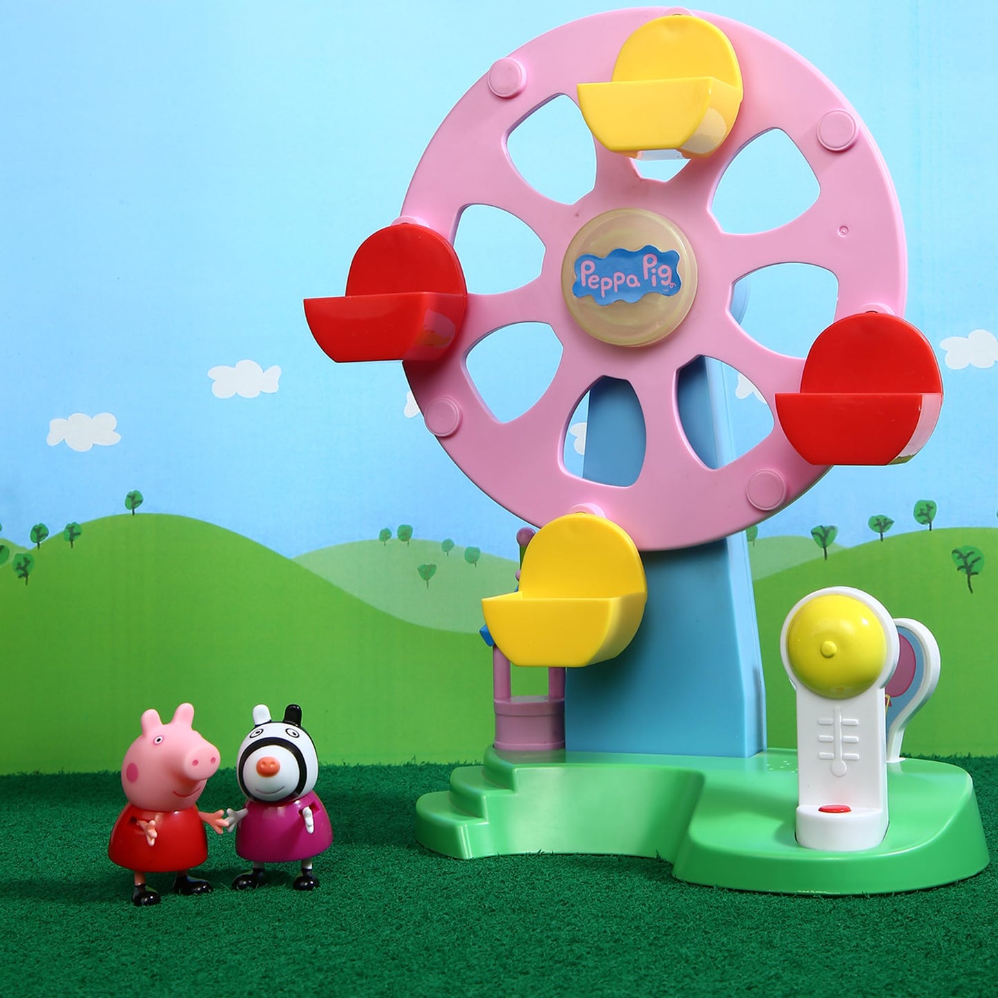 PEPPA PIG Ferris Wheel Playset with Lights Sounds and Motion Effects Includes 2 Figures
