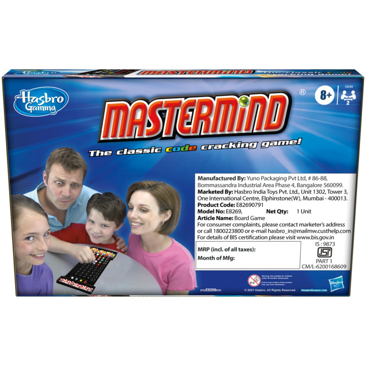 Hasbro Mastermind The Classic Code Cracking Strategy Board Game