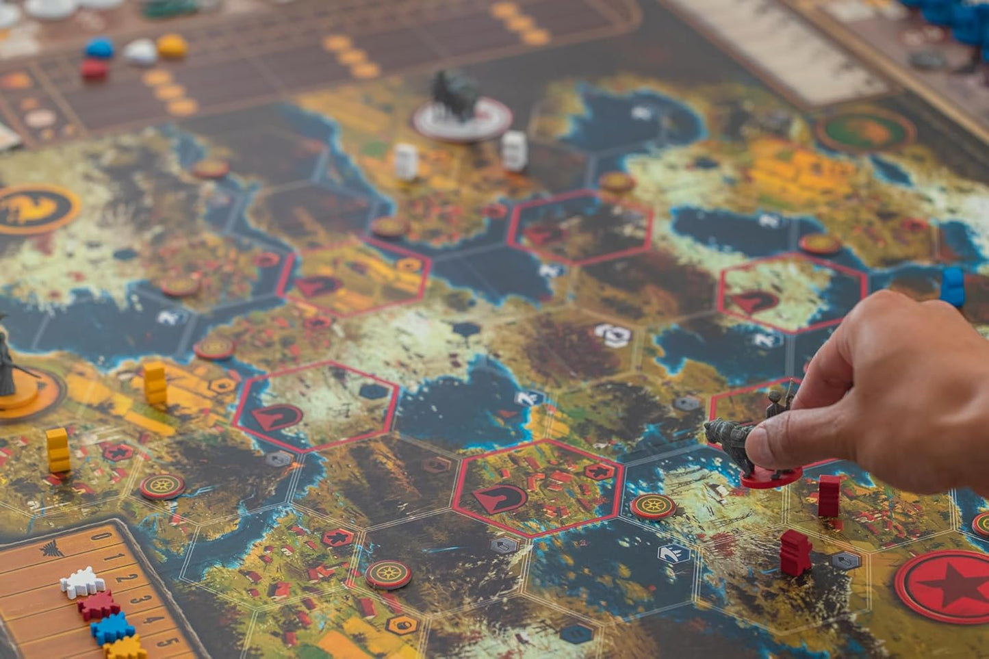 Stonemaier Games Scythe - an Engine Building Area Control Strategy Board Game