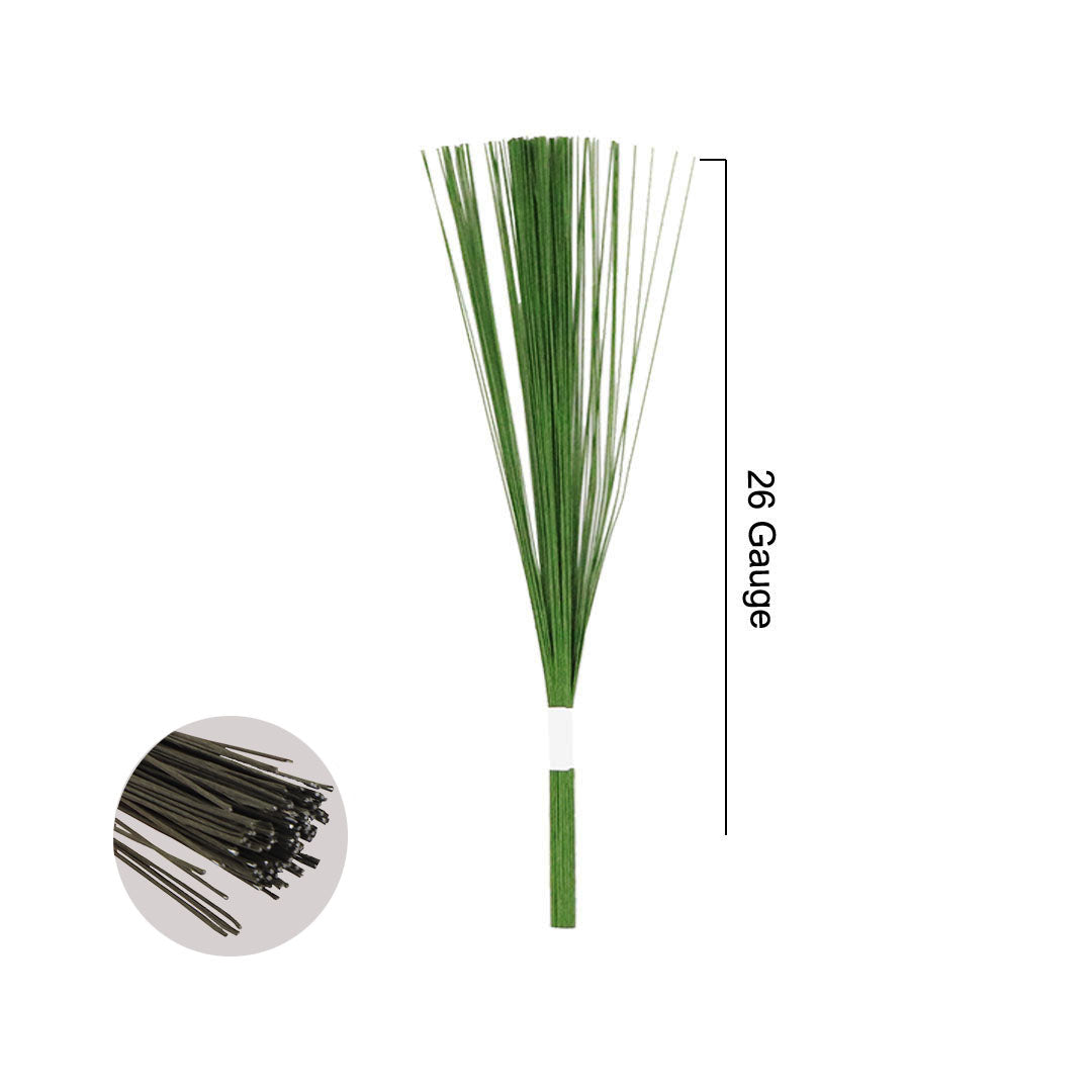 Flower Making Stem Wire 26 Gauge 12 Inch 100 Pc's