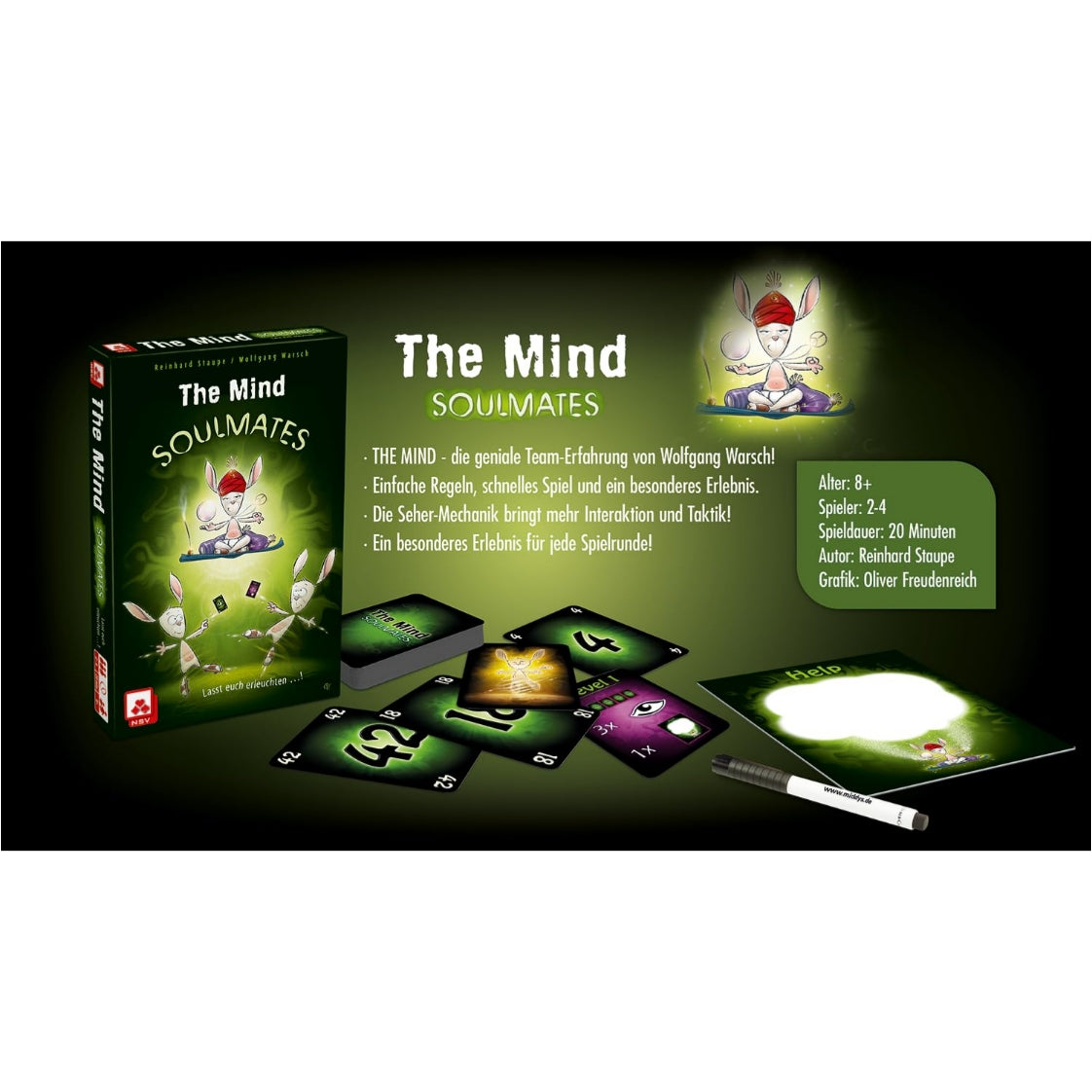 Pandasaurus Games The Mind Soulmates Card Game