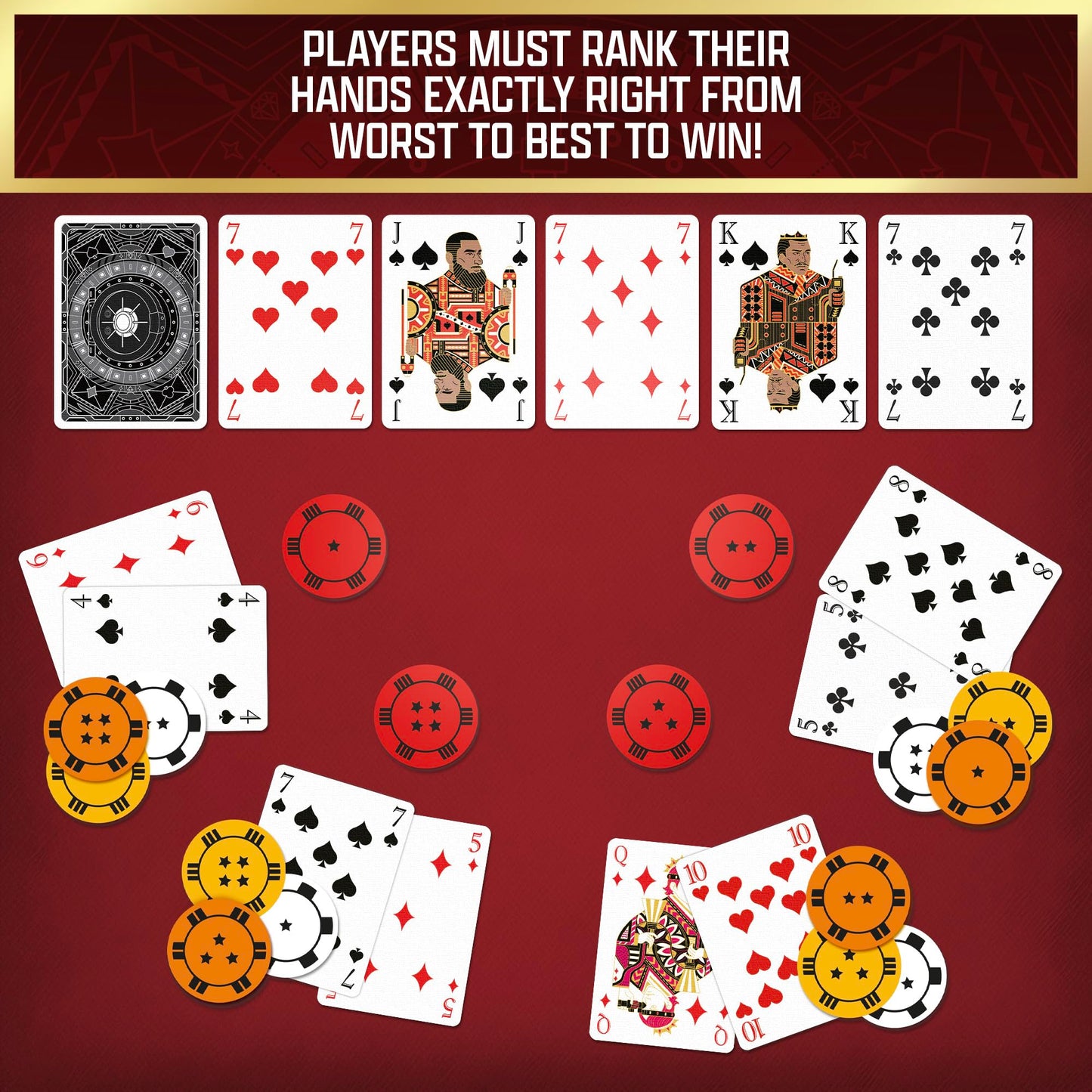 Thames & Kosmos The Gang Cooperative Poker Card Game