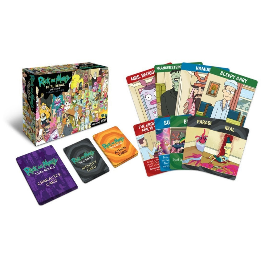 Rick and Morty Total Rickall Cooperative Card Game