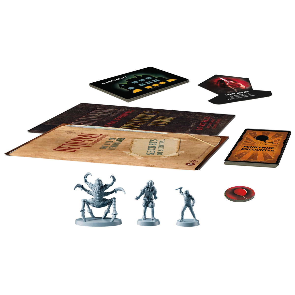 Avalon Hill Betrayal at the Neibolt House The Evil of Pennywise Expansion Board Game