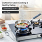 Prestige 12cm/400ml Tri-Ply Stainless Steel Cute Fry Pan Gas & Induction Compatible Even Heat Distribution Perma-Cool Handles Thick Gauge Life Time Warranty
