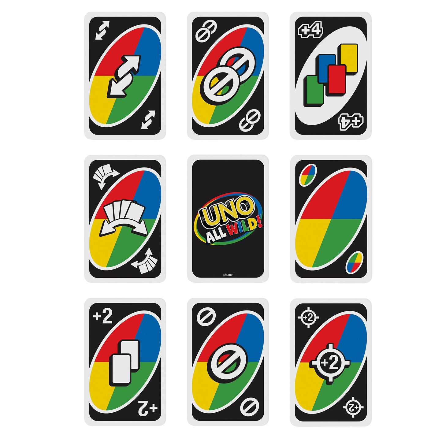 UNO All Wild Card Game with 112 Cards