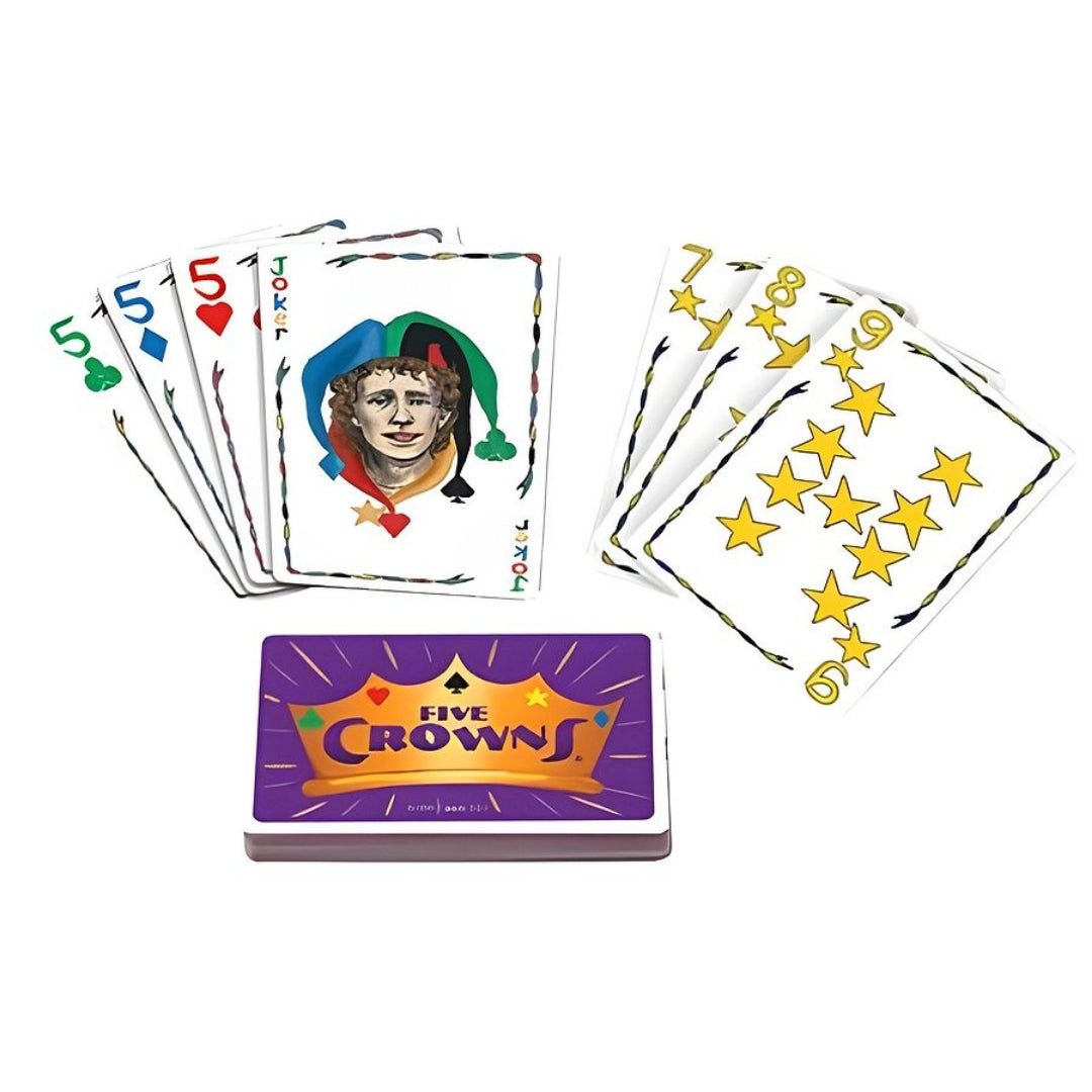 Five Crowns - The Game Isn't Over Until the Kings Go Wild! The 5 Suited Rummy Style Card Game