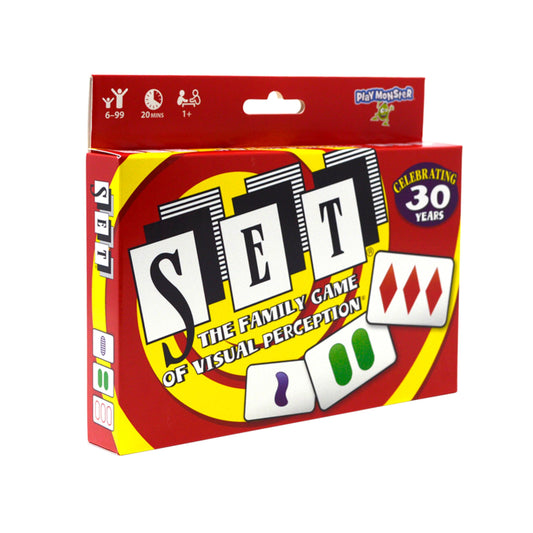 PlayMonster SET - The Family Card Game of Visual Perception Race to Find The Matches