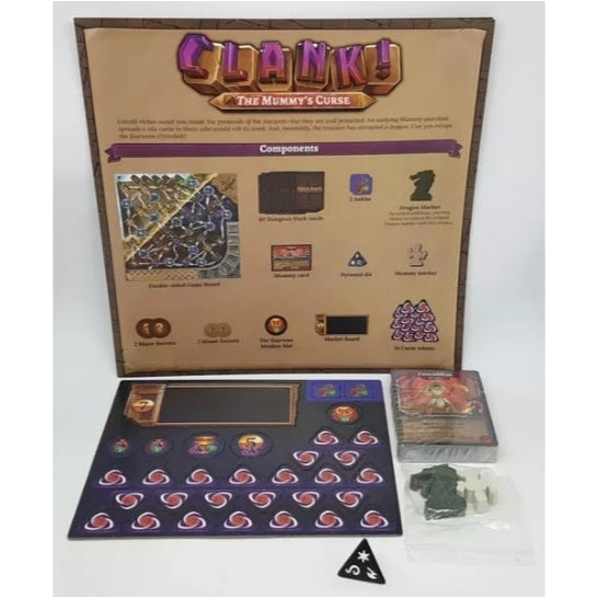 Dire Wolf Clank The Mummy's Curse Expansion Board Game