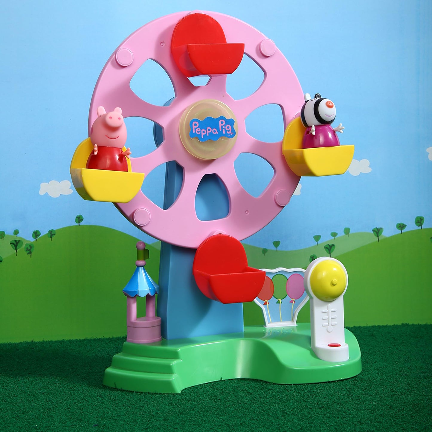 PEPPA PIG Ferris Wheel Playset with Lights Sounds and Motion Effects Includes 2 Figures