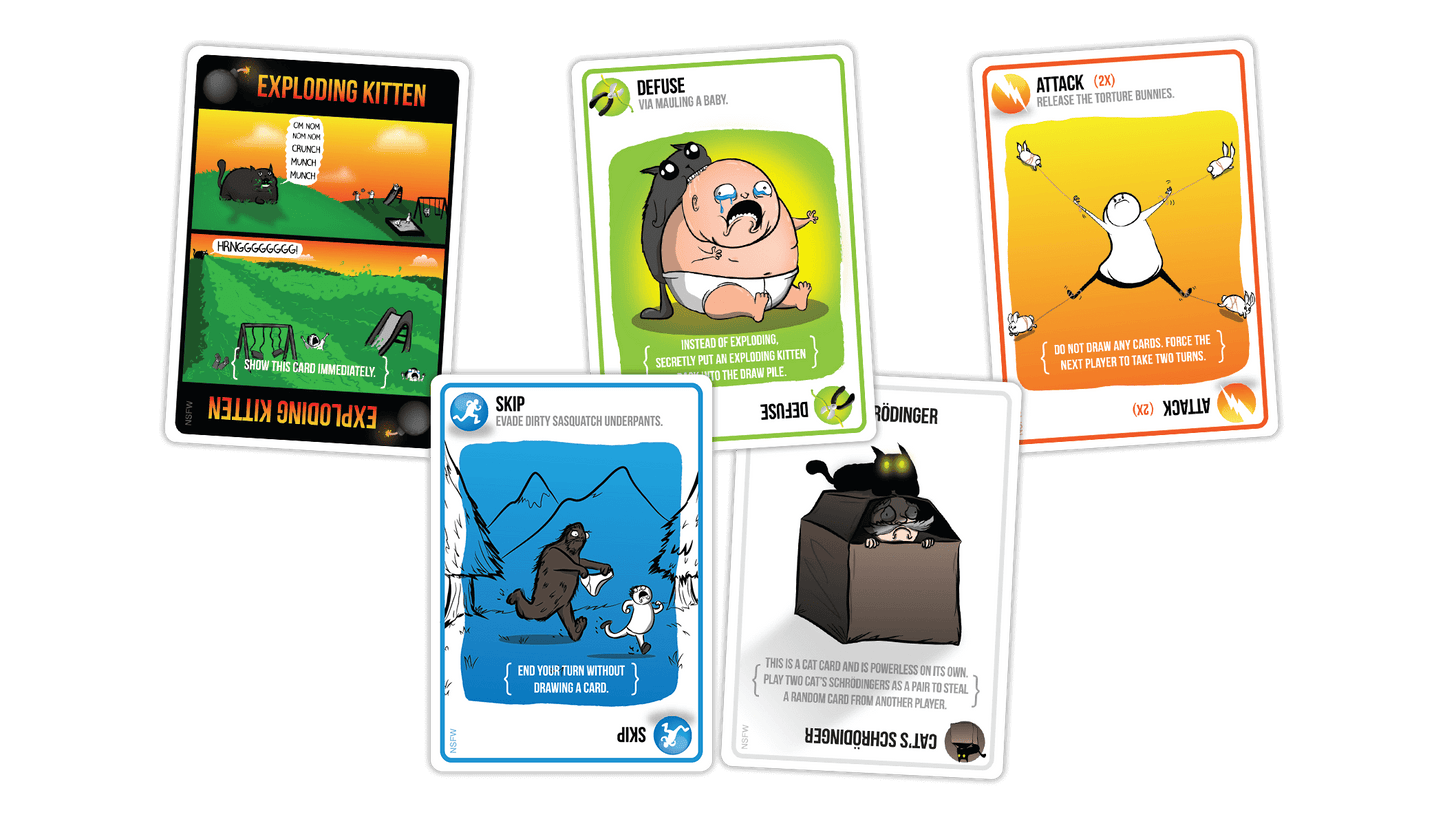 Exploding Kittens: NSFW Edition Card Game