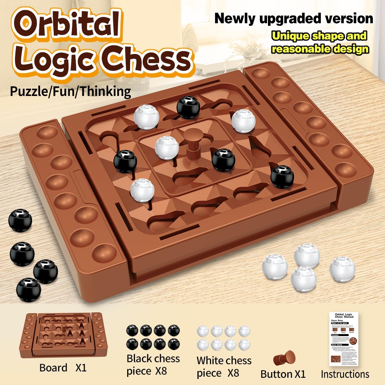 Orbital Logic Chess Board Game