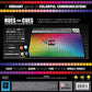 Hues and Cues - Vibrant Color Guessing Board Game for 3-10 Players Ages 8+ Connect Clues and Guess from 480 Color Squares