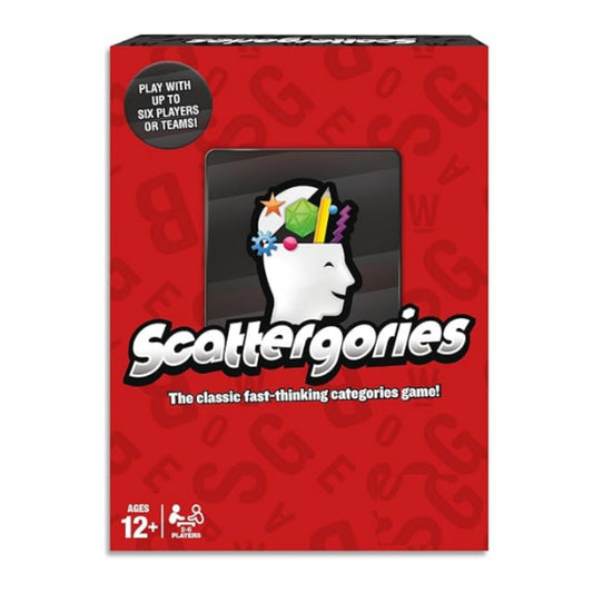 Scattergories Fast-Paced Word Game for 2-6 Players Ages 12+