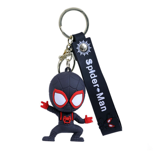 Spiderman Cartoon 3D Silicone High -Quality PVC Material Keychain