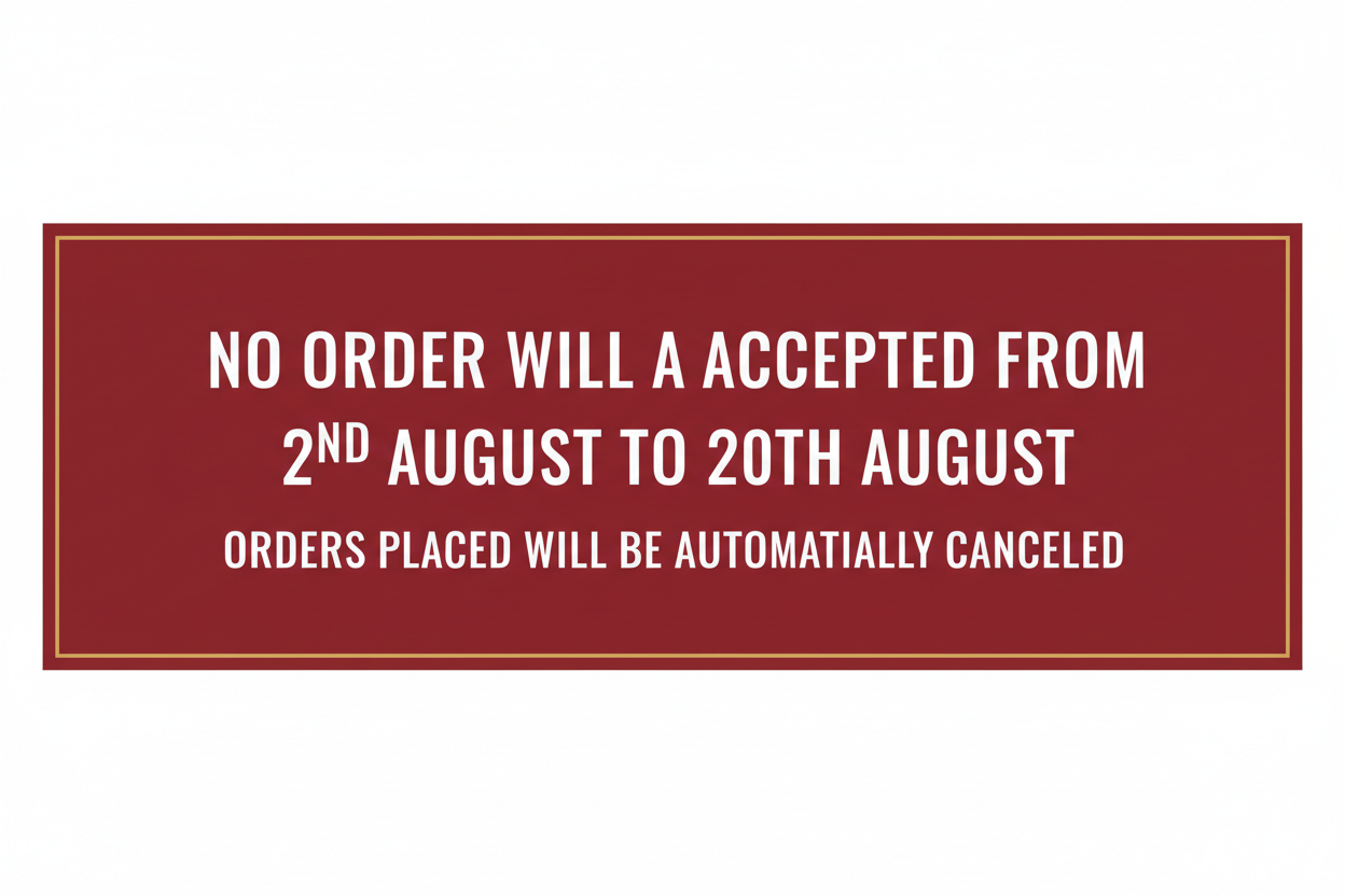 Store Closure Announcement Banner