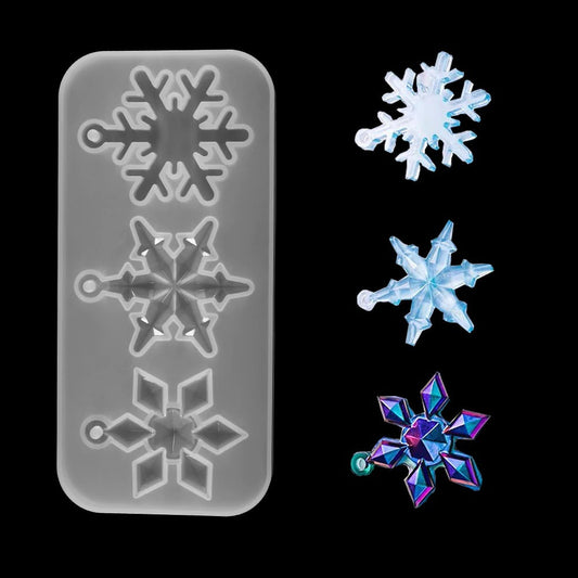 Silicone Mould Snowflakes