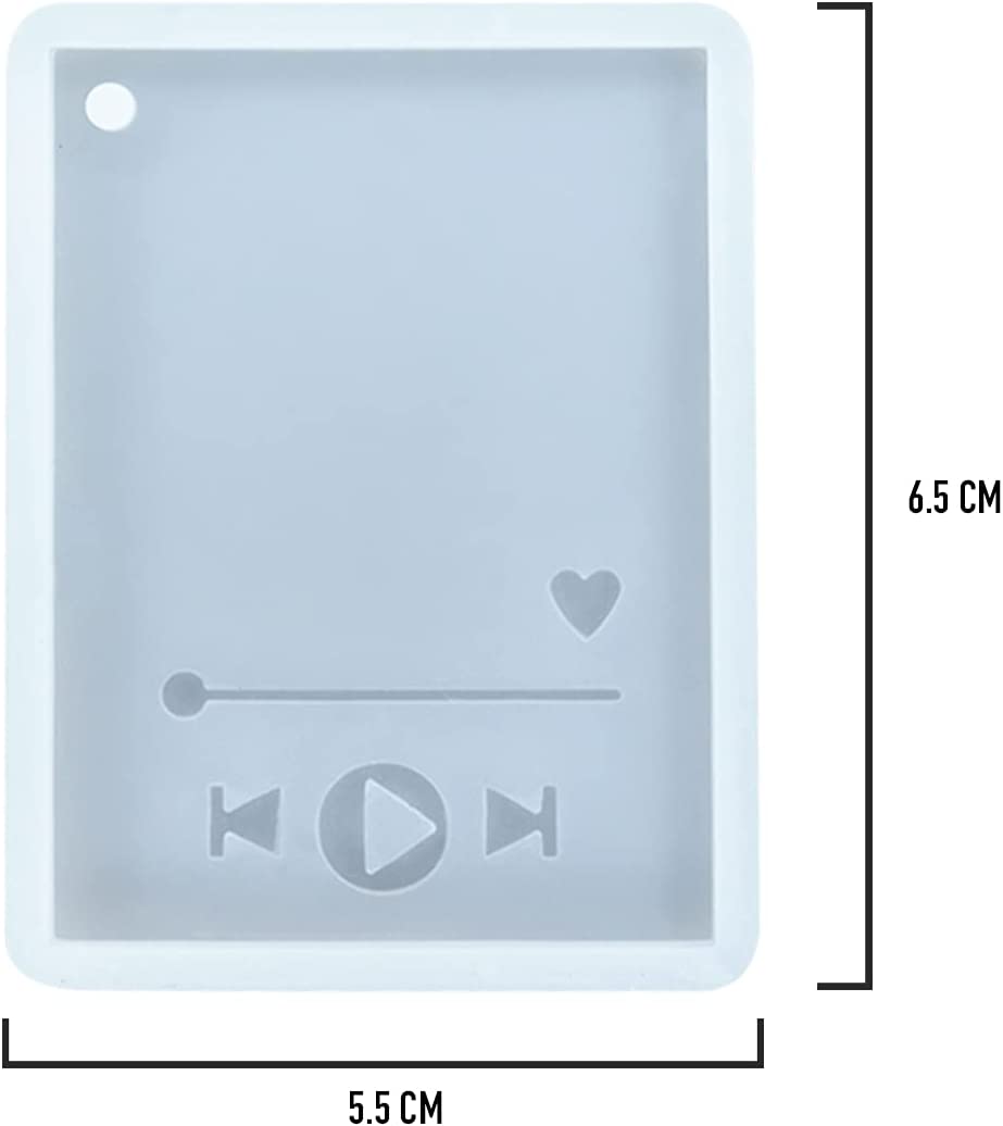 Silicone Mould Spotify Keychain