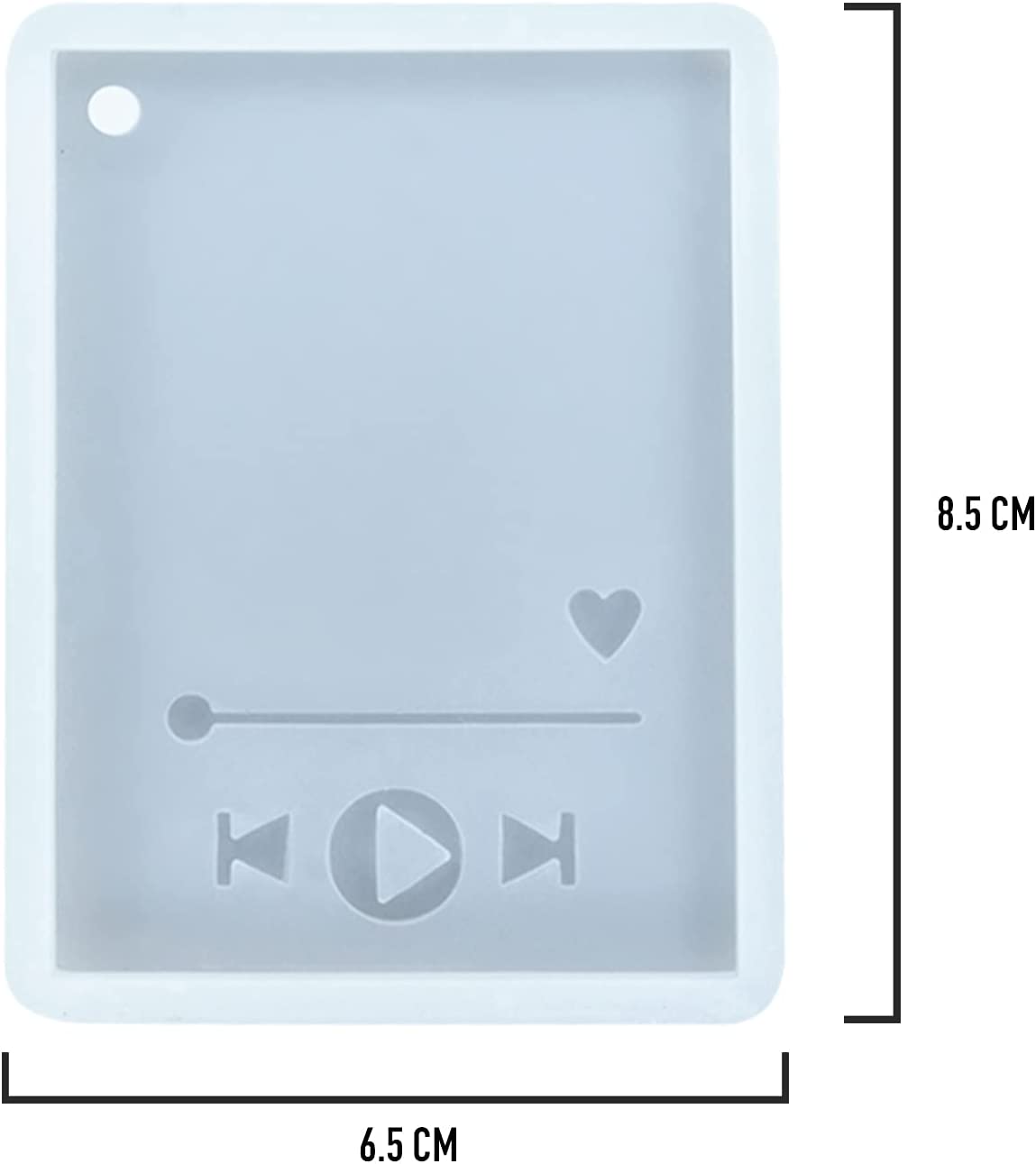 Silicone Mould Spotify Keychain