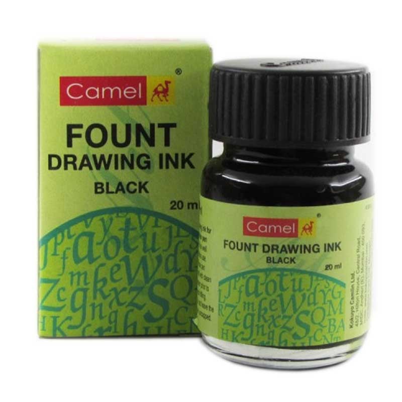 Camel Fount Drawing Ink Black 20 ml