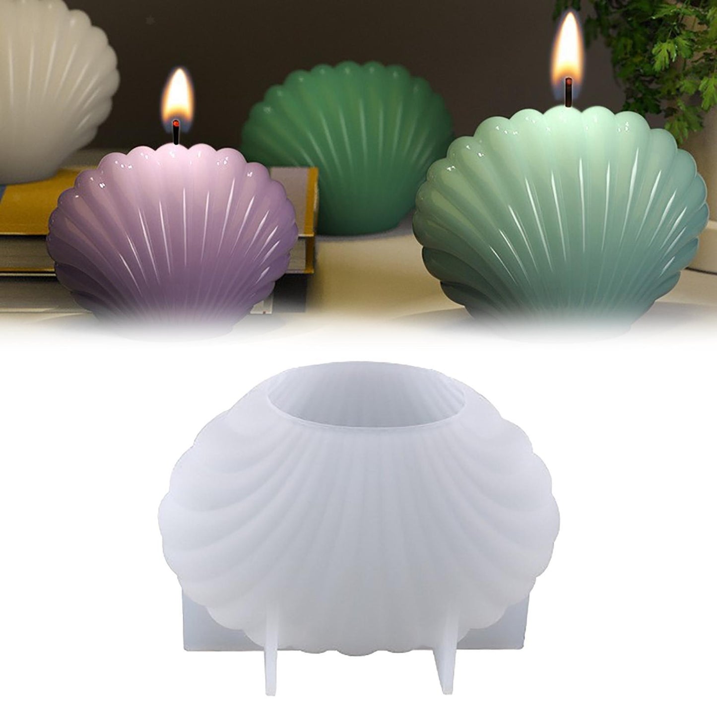 Silicone Mould Shell Candle