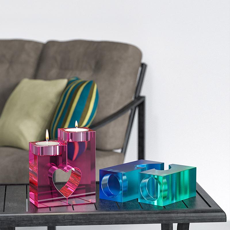 Silicone Mould Heart Candle Holder