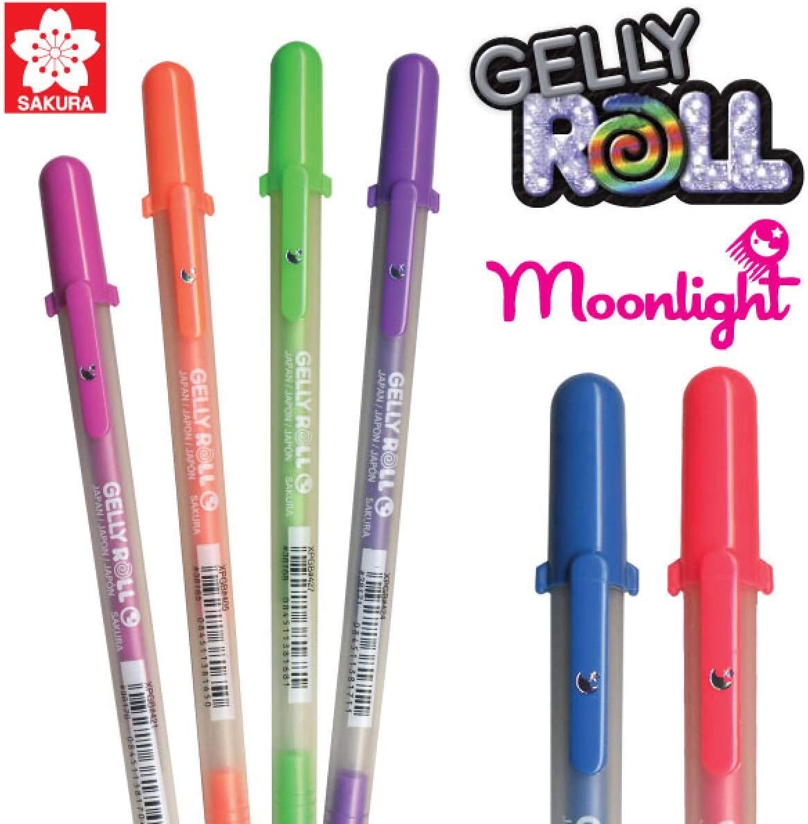 Sakura GellyRoll Moonlight Pens Set of 12 Colors