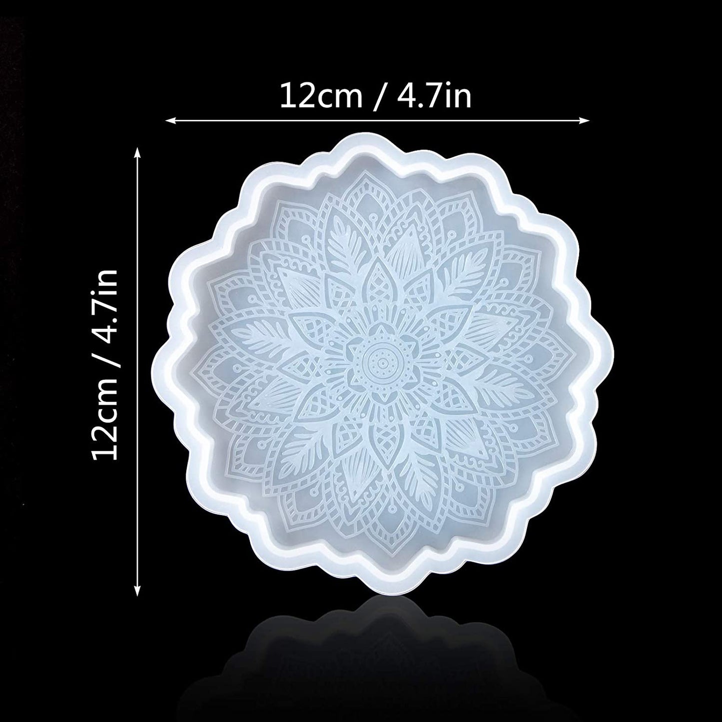 Silicone Mould Mandala Coaster