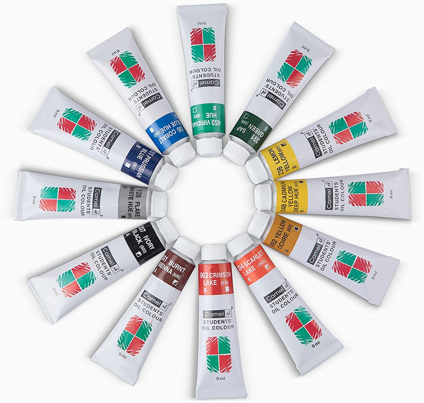 Camel Student Oil Colour 9ml 12 shades
