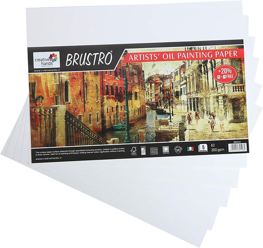 Brustro Artists Oil Painting Paper 300 GSM